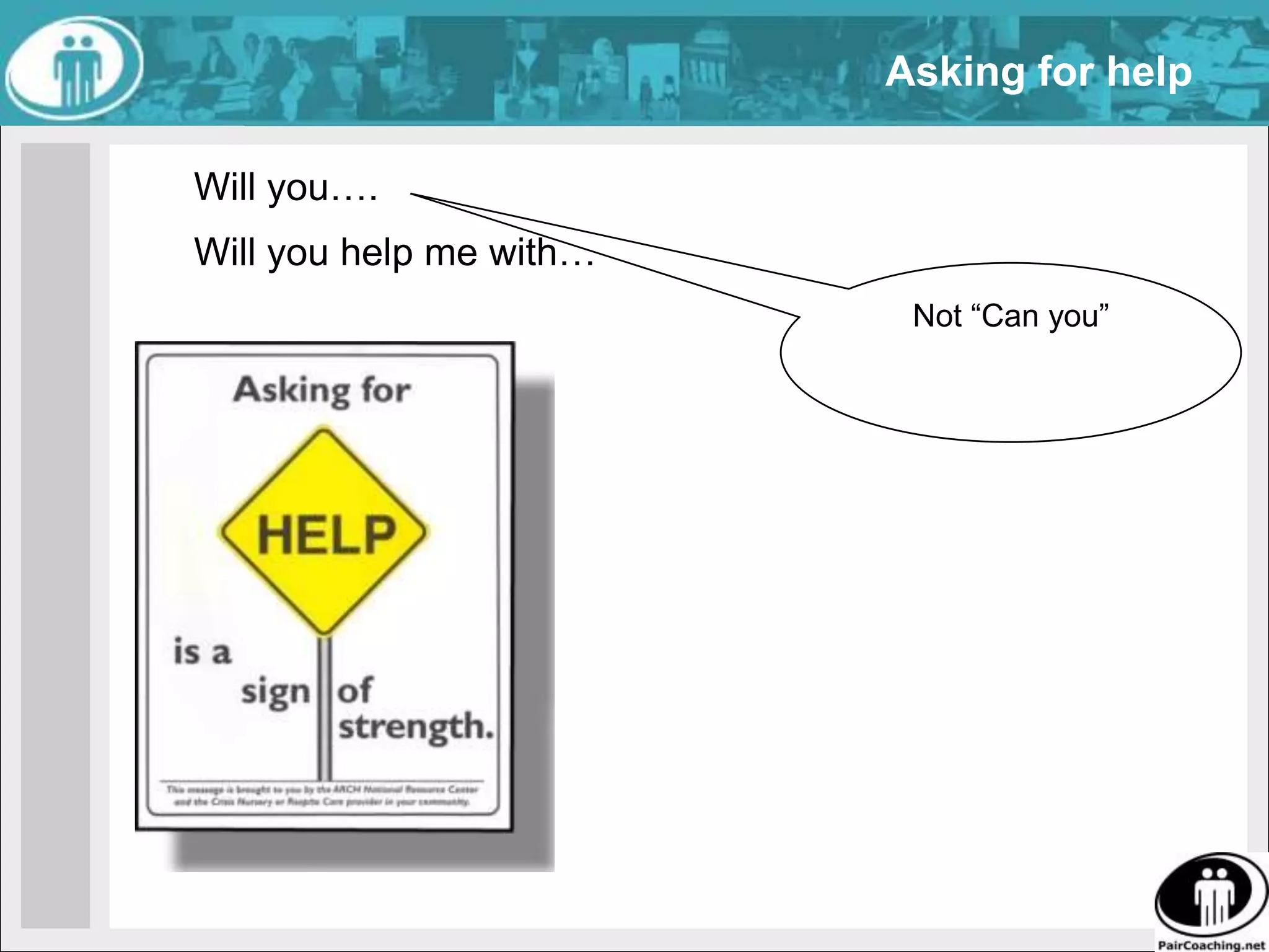 Talking Stick Vs Protocol01 A: States Sentence 02 B: Repeat Sentence in his own words03 B: Is that Correct?04 A: that is correct!05 B: Is there more?04 A: that is NOT correct05 GOTO 0106 A: YES07 GOTO 0106 A: NO07 C=A08 A=B09 B=C10 GOTO 01