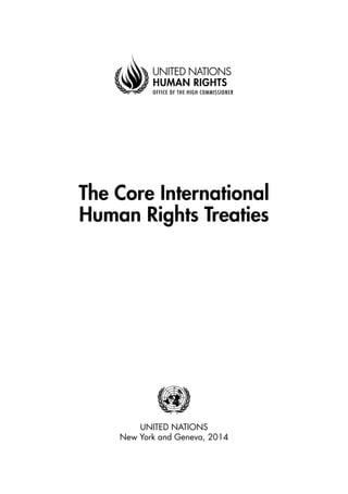 The Core International Human Rights Treaties | PDF