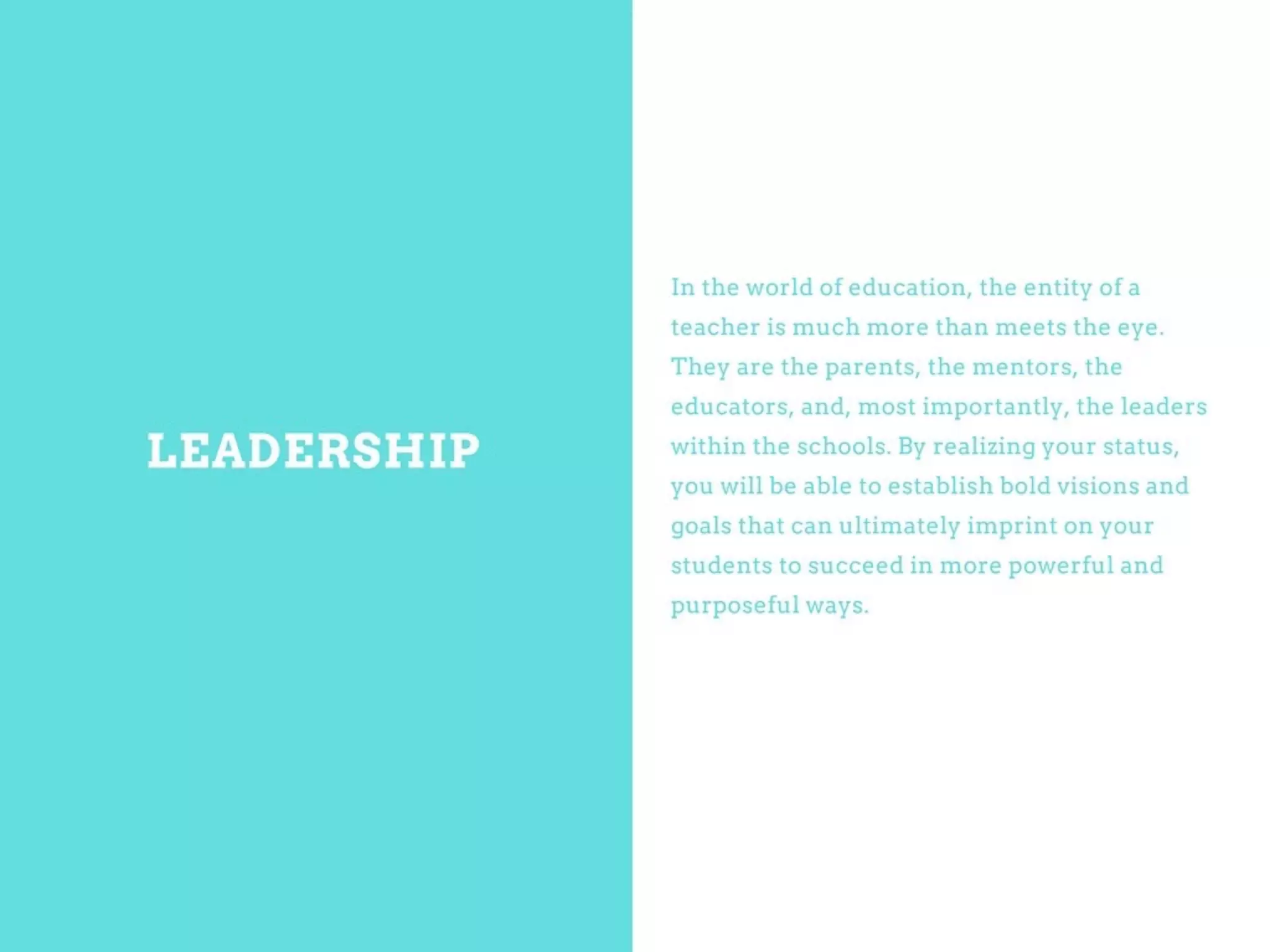 The Core Values as a Teacher by Noble Newman