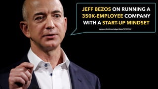 JEFF BEZOS ON RUNNING A
350K-EMPLOYEE COMPANY
WITH A START-UP MINDSET
sec.gov/Archives/edgar/data/1018724/
 