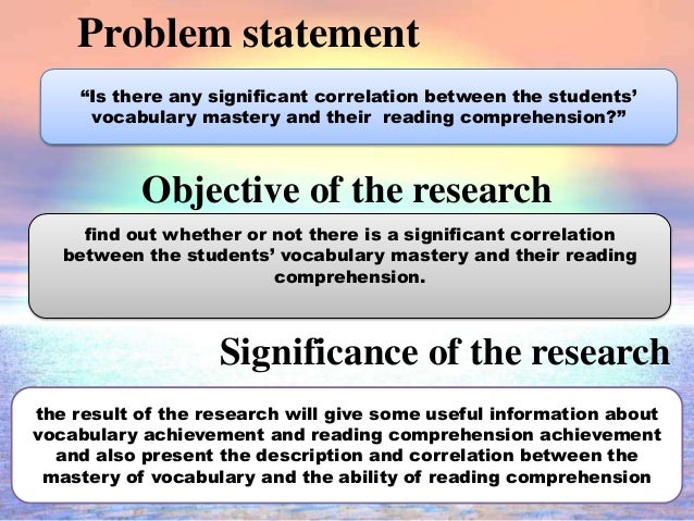 Thesis on improving reading comprehension