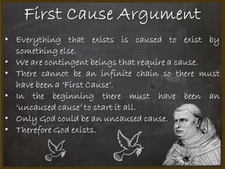 The Cosmological Argument