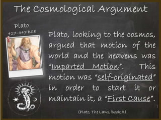 The Cosmological Argument