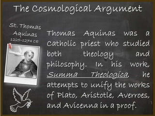 The Cosmological Argument