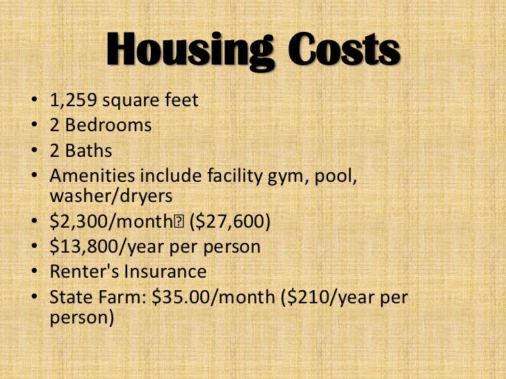The cost of living in san francisco