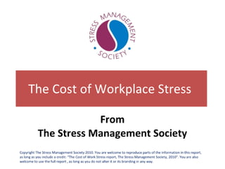 The costs of work stress edit by as v1