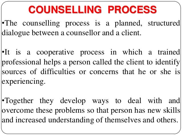 Counseling process