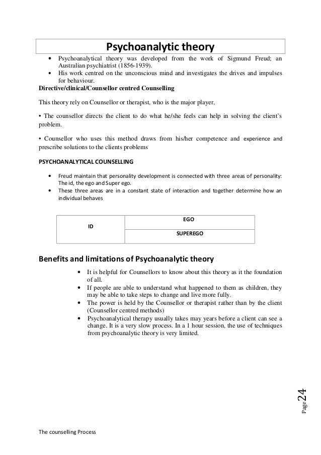 The counselling process Stages of the counselling