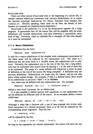 The c programming language