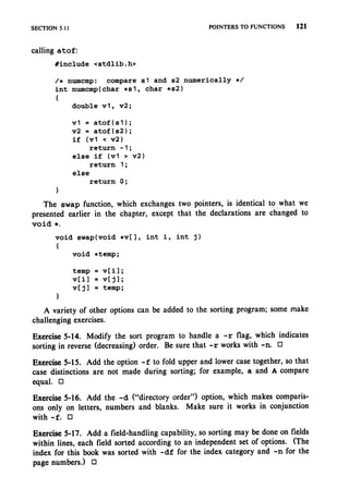 The c programming language