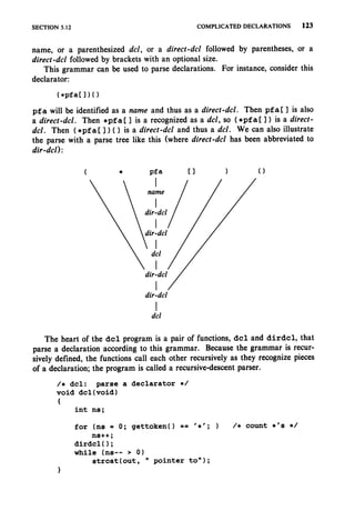 The c programming language