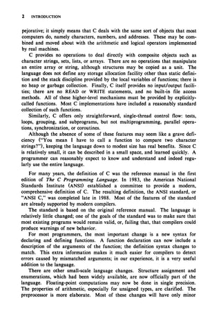 The c programming language