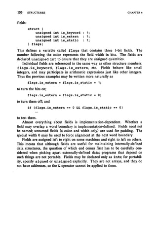 The c programming language