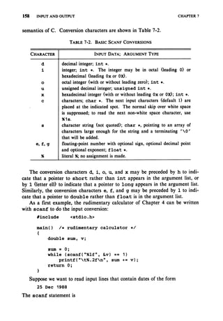 The c programming language