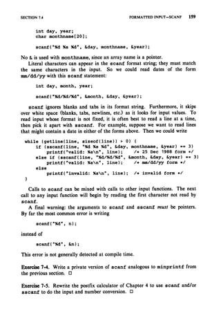 The c programming language