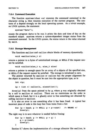 The c programming language
