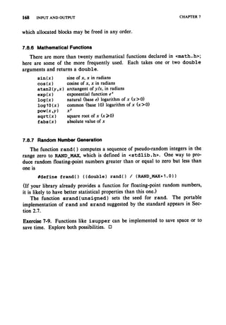 The c programming language