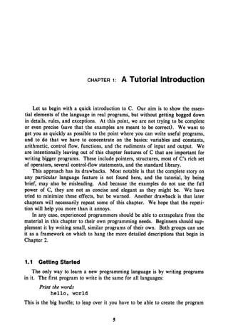 The c programming language