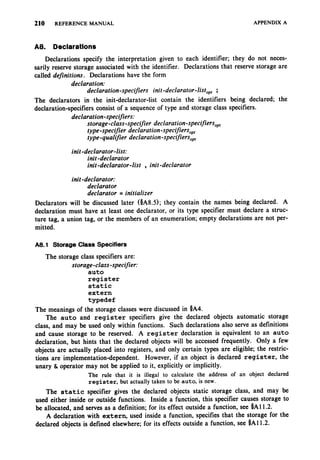 The c programming language