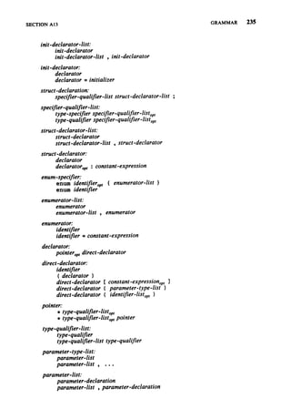 The c programming language