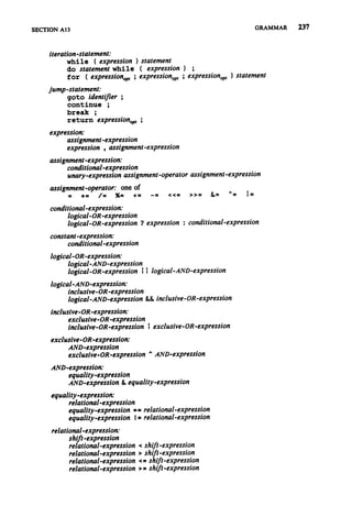 The c programming language