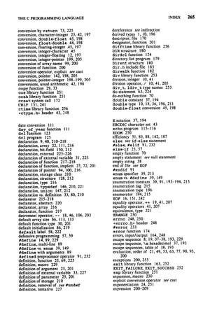 The c programming language