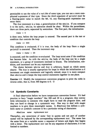 The c programming language