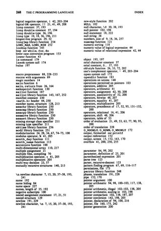 The c programming language