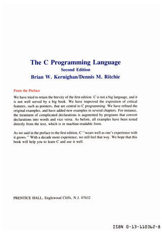 The c programming language
