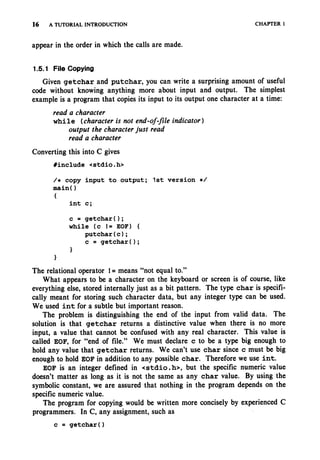 The c programming language