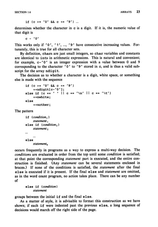 The c programming language