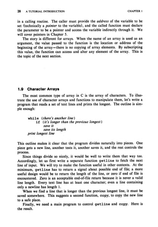 The c programming language