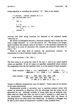The c programming language