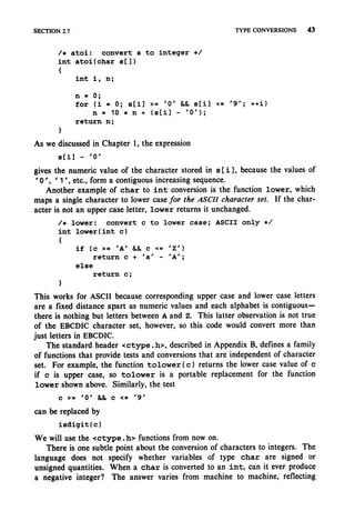 The c programming language