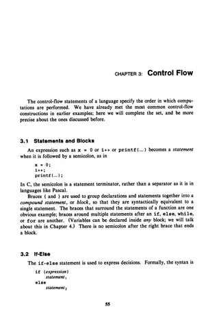 The c programming language