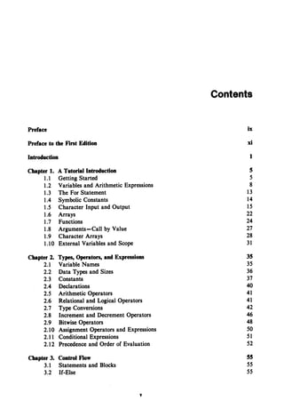 The c programming language