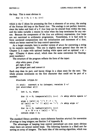 The c programming language