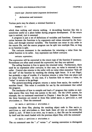 The c programming language