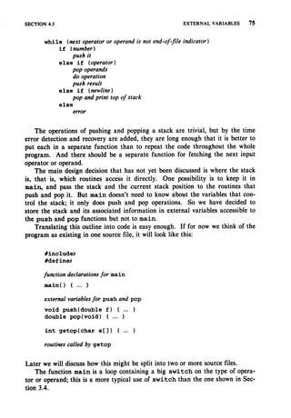 The c programming language
