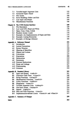 The c programming language