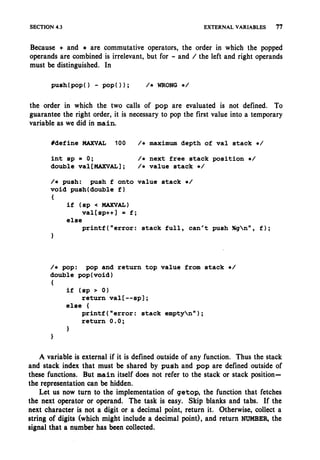 The c programming language