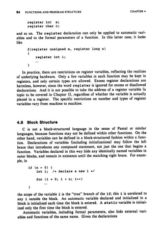 The c programming language