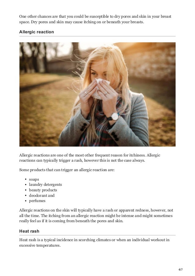 itchy breast no rash 5 simple causes and treatment