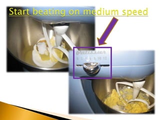 Start beating on medium speed