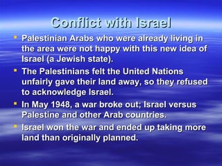 The creation of israel | PPT