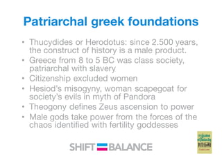 The creation of patriarchy