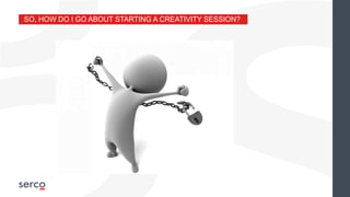 SO, HOW DO I GO ABOUT STARTING A CREATIVITY SESSION?