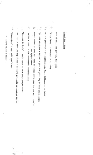 The creative:planner relationship bbh london