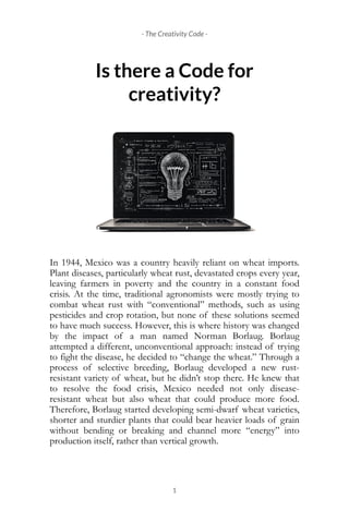 The Creativity Code - Science-based methods for generating brilliant ...