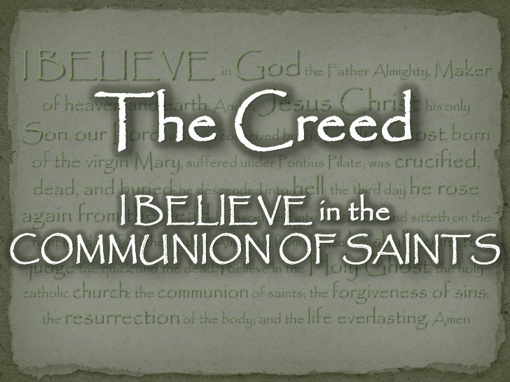 I BELIEVE in God the Father Almighty, Maker

             The Creed
    of heaven and earth: And in Jesus              Chr...